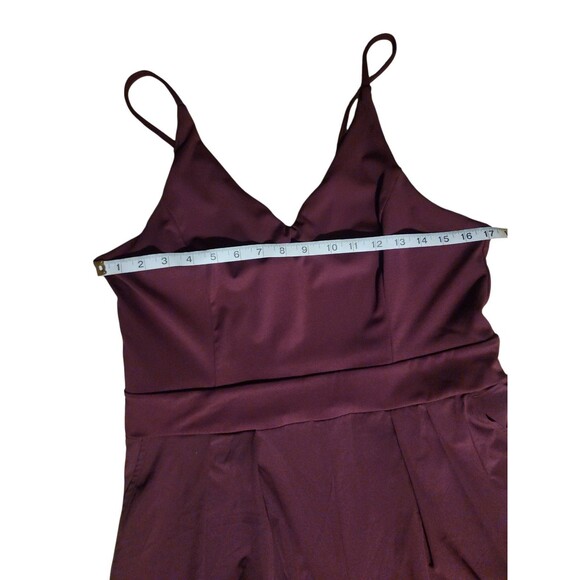 Halara Breezeful Wide Leg Jumpsuit Womens XL Amaranth Purple Resort Beach Dance - Picture 6 of 10